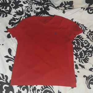 RED/BLUE MEDIUM RALPH LAUREN POLO SHIRT